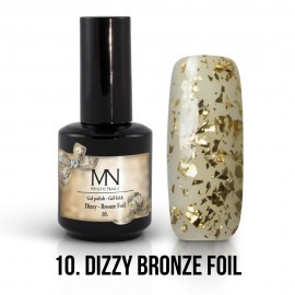 Gel PolishDizzy no.10. - Dizzy Bronze Foil 12 ml