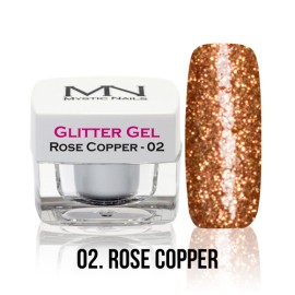 Glitter Gel - no.02. - Rose Copper - 4g
