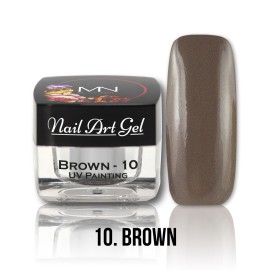 UV Painting Nail Art Gel - 10 - Brown