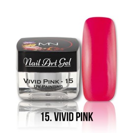 UV Painting Nail Art Gel - 15 - Vivid Pink