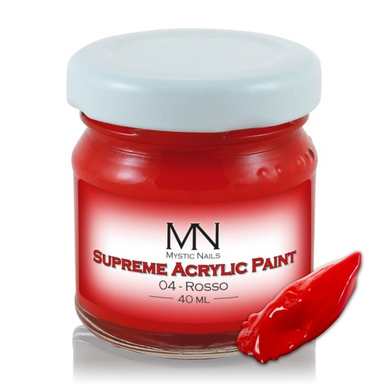 Supreme Acrylic Paint - 04 Rosso - 40ml
